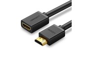 Beelscherm- en tv-kabel - UGREEN HD107 HDMI (Male) to HDMI (Female) 4K Cable 1m - Black - 10141