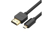 Beelscherm- en tv-kabel - UGREEN 30102 HDMI to micro HDMI Cable (HDMI V2.0 / 4K 60Hz / 30AWG) - 1.5m - Black - 30102