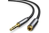 Audiokabel - UGREEN AV118 Cable 3.5mm mini jack (male) / 3.5 mm mini jack (female) - 1m - Silver - 10592