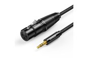 Audiokabel - UGREEN AV182 audio cable 3.5mm mini jack (male) - XLR (female) 1m - Black - 20763