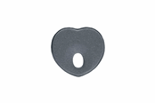 Babyspullen - Fresh Kid Baby Headrest Cushion Heart grey - 3113
