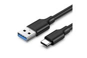 USB-kabel - UGREEN US184 USB-A 3.0 / USB-C 3A cable - 1m - Black - 20882