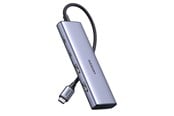 USB hub - UGREEN CM473 USB-C HUB - 2xUSB-A / 2xUSB-C - 20cm USB hub - 4 - USB 3.0 - Grijs - 15395