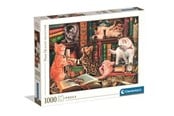 Puzzels - Clementoni Puzzle HQC Curious Whiskers 2026 1000 pieces 2D Puzzels - 37100