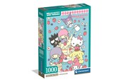 Puzzels - Clementoni Puzzle Hello Kitty - Compact Box 1000 pieces 2D Puzzels - 37117
