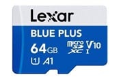 Geheugenkaart - Lexar BLUE PLUS - flash memory card - 64 GB - microSDXC UHS-I - LMSBLPL064G-BNANG