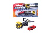 Speelgoedauto - Majorette ADAC sleepwagen geel m. Ford GT rood - 8503002001Q01