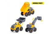 Speelgoedauto - Dickie Volvo robuuste werkploeg - 203725007