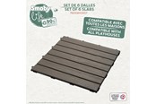 Speelgoed - Smoby S.Life set van 6 tegels 45 x 45 cm - 7600810907