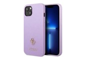Mobiel - Covers & Cases - GUESS GUHCP13SPS4MU iPhone 13 mini 5.4" purple/purple hardcase Saffiano 4G Small Metal Logo - 3666339048044