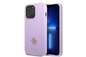 Mobiel - Covers & Cases - GUESS GUHCP13XPS4MU iPhone 13 Pro Max 6.7" purple/purple hardcase Saffiano 4G Small Metal Logo - 3666339048075