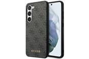Mobiel - Covers & Cases - GUESS GUHCS23SG4GFGR S23 S911 grey/grey hardcase 4G Metal Gold Logo - 3666339116958