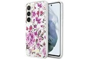 Mobiel - Covers & Cases - GUESS GUHCS23MHCFWST S23+ S916 white/white hardcase Flower Collection - 3666339117290