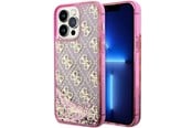Mobiel - Covers & Cases - GUESS GUHCP14XLC4PSGP iPhone 14 Pro Max 6.7" pink/pink hardcase Liquid Glitter 4G Transculent - 3666339116262
