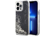 Mobiel - Covers & Cases - GUESS GUHCP14XLCSGSGK iPhone 14 Pro Max 6.7" black/black hardcase Liquid Glitter Marble - 3666339127305