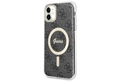 Mobiel - Covers & Cases - GUESS GUHMN61H4STK iPhone 11 6.1" black/black hardcase 4G MagSafe - 3666339126797