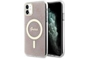 Mobiel - Covers & Cases - GUESS GUHMN61H4STP iPhone 11 6.1" pink/pink hardcase 4G MagSafe - 3666339127343