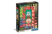 Puzzels - Clementoni Puzzle Rick&Morty 3 - Compact Box 1000 pieces 2D Puzzels - 37512