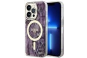 Mobiel - Covers & Cases - GUESS GUHMP14LHLEOPWP iPhone 14 Pro 6.1" pink/pink hardcase Leopard MagSafe - 3666339115692