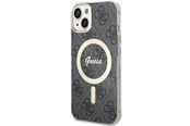 Mobiel - Covers & Cases - GUESS 4G MagSafe case for iPhone 14 - black - 3666339126834