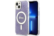 Mobiel - Covers & Cases - GUESS 4G MagSafe case for iPhone 14 - purple - 3666339127190