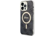 Mobiel - Covers & Cases - GUESS 4G MagSafe case for iPhone 14 Pro Max - black - 3666339118235