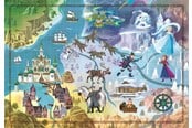 Puzzels - Clementoni Puzzle Maps Frozen 1000 pieces 2D Puzzels - 39784