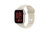 Smartwatch, Sporthorloge en Activity Tracker - Apple Watch SE 3 GPS + Cellular 40mm Starlight Aluminium Case with Sand Sport Band - M/L - MJLE4QN/A
