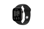 Smartwatch, Sporthorloge en Activity Tracker - Apple Watch Series 12 GPS 42mm Black Aluminium Case with Black Sport Band - S/M - MJEA4QN/A