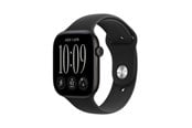 Smartwatch, Sporthorloge en Activity Tracker - Apple Watch Series 12 GPS 46mm Black Aluminium Case with Black Sport Band - S/M - MJEK4QN/A
