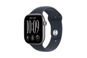 Smartwatch, Sporthorloge en Activity Tracker - Apple Watch Series 12 GPS + Cellular 46mm Space Grey Aluminium Case with Navy Blue Sport Band - M/L - MJG74QN/A