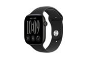 Smartwatch, Sporthorloge en Activity Tracker - Apple Watch Series 12 GPS + Cellular 46mm Black Aluminium Case with Black Sport Band - S/M - MJG84QN/A