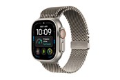Smartwatch, Sporthorloge en Activity Tracker - Apple Watch Ultra 4 GPS + Cellular 49mm Natural Titanium Case with Natural Titanium Milanese Loop - L - MJAA4DH/A