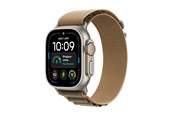 Smartwatch, Sporthorloge en Activity Tracker - Apple Watch Ultra 4 GPS + Cellular 49mm Natural Titanium Case with Desert Alpine Loop - L - MJAG4DH/A