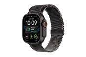 Smartwatch, Sporthorloge en Activity Tracker - Apple Watch Ultra 4 GPS + Cellular 49mm Black Titanium Case with Black Titanium Milanese Loop - L - MJAX4DH/A