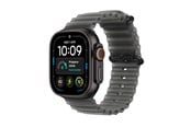 Smartwatch, Sporthorloge en Activity Tracker - Apple Watch Ultra 4 GPS + Cellular 49mm Black Titanium Case with Translucent Black Ocean Band - MJAY4DH/A