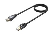 Netwerk - kabel - Unitek network cable - 1.5 m - black - Zwart - 1m - C18149AGY03-1.5M
