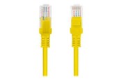 Netwerk - kabel - Lanberg patch cable - 50 cm - yellow RAL 1028 - Geel - PCU5-10CC-0050-Y