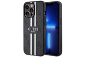 Mobiel - Covers & Cases - GUESS GUHMP13LP4RPSK iPhone 13 Pro / 13 6.1" black/black hardcase 4G Printed Stripes MagSafe - 3666339119652