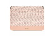 Systeemaccessoires - GUESS GCube Stripes case for a 14" laptop - pink - 3666339112387