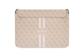 Systeemaccessoires - GUESS 4G Printed Stripes cover for a 14" laptop - pink - 3666339120559