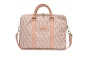 Tassen - GUESS GCube Stripes bag for a 16" laptop - pink - 3666339113001