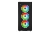 Case - Sharkoon TG6M RGB - tower - ATX - Case - Tower - Zwart - 4044951032136