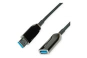 USB-kabel - Roline - USB extension cable - USB Type A to USB Type A - 20 m - 12.04.1077