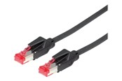 Netwerk - kabel - Roline Dätwyler patch cable - 3 m - black - Zwart - 3m - 21.05.0035