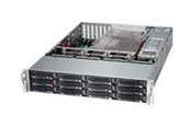 Case - Supermicro SC826 BAC12-R1K23LPB - Case - Server (Rack) - Zwart - CSE-826BAC12-R1K23LPB