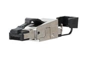 Netwerk - kabel - METZ CONNECT pro - network connector - black - Zwart - 130E405032-E