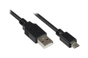 USB-kabel - Alcasa electronik Good Connections - USB cable - USB to Micro-USB Type B - 3 m - 2510-MB03