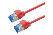 Netwerk - kabel - Roline patch cable - 10 m - red pantone 199C - Rood - 21.15.4307