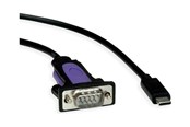 USB-kabel - Roline - USB-C / serial cable - 24 pin USB-C to RS-232 - 1.8 m - 12.02.1170